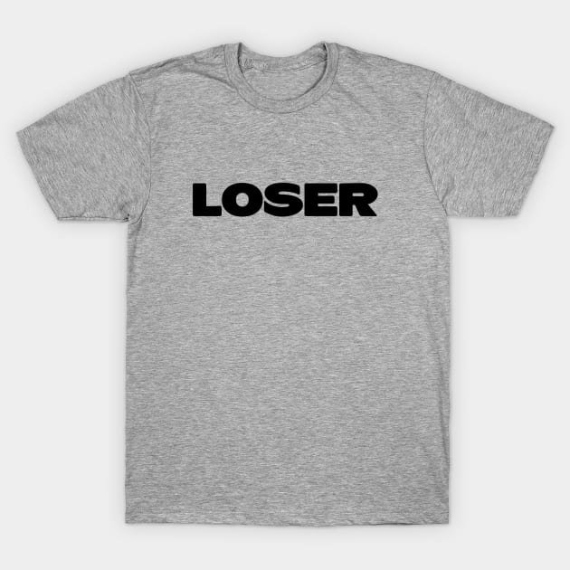 Loser, black T-Shirt by Perezzzoso